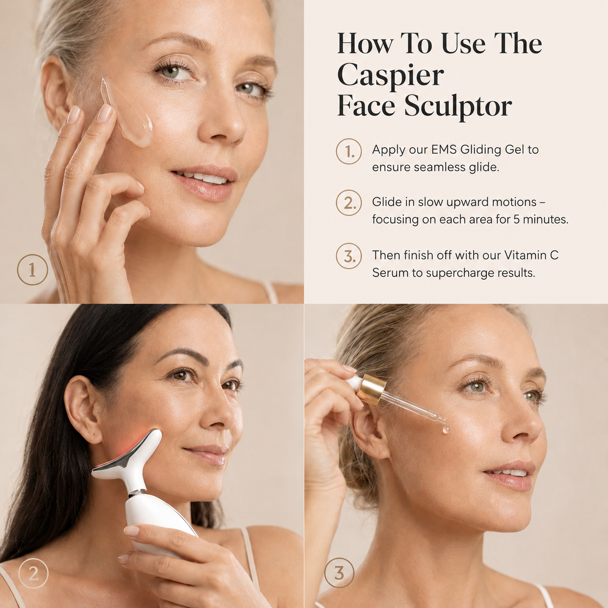 LumiLift™ 5-in-1 Advanced Neck & Face Sculpting Device | EMS + RF Skin Tightening Massager