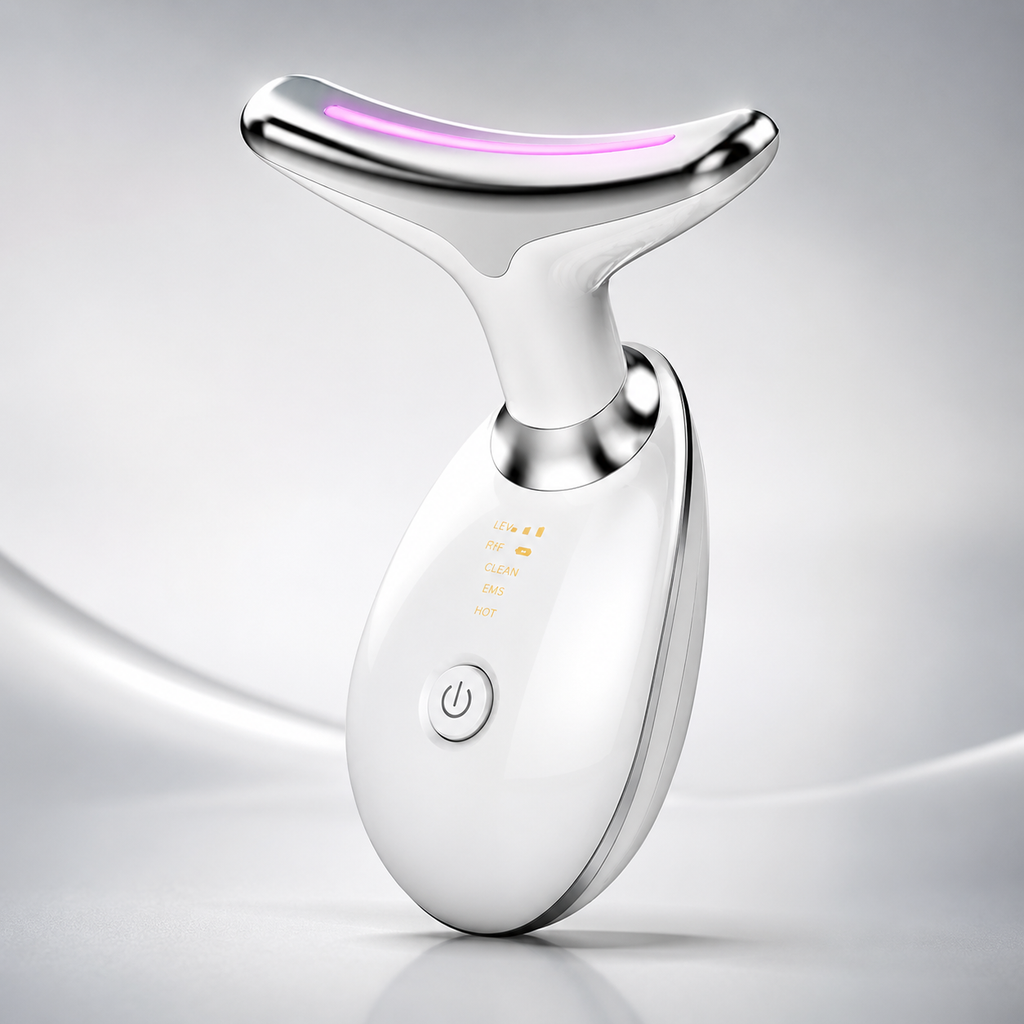 LumiLift™ 5-in-1 Advanced Neck & Face Sculpting Device | EMS + RF Skin Tightening Massager